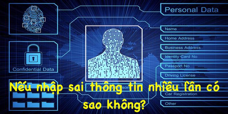 Nhập sai thông tin đăng nhập Bet88 có sao không?