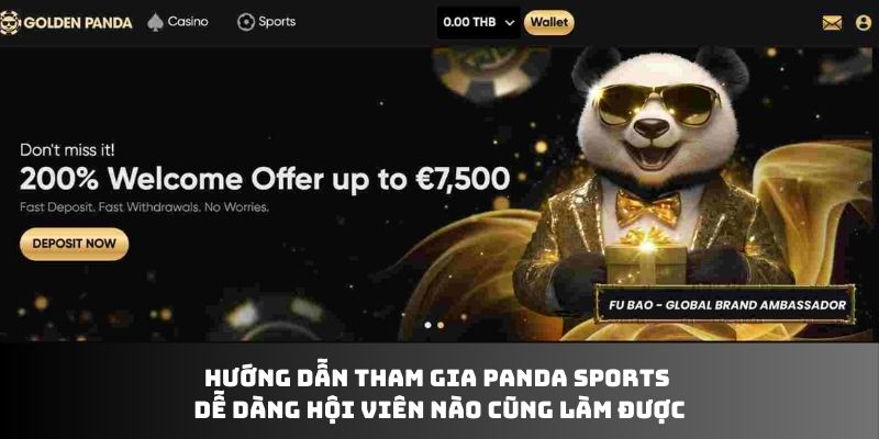 Hướng dẫn tham gia Panda Sports dễ dàng hội viên nào cũng làm được